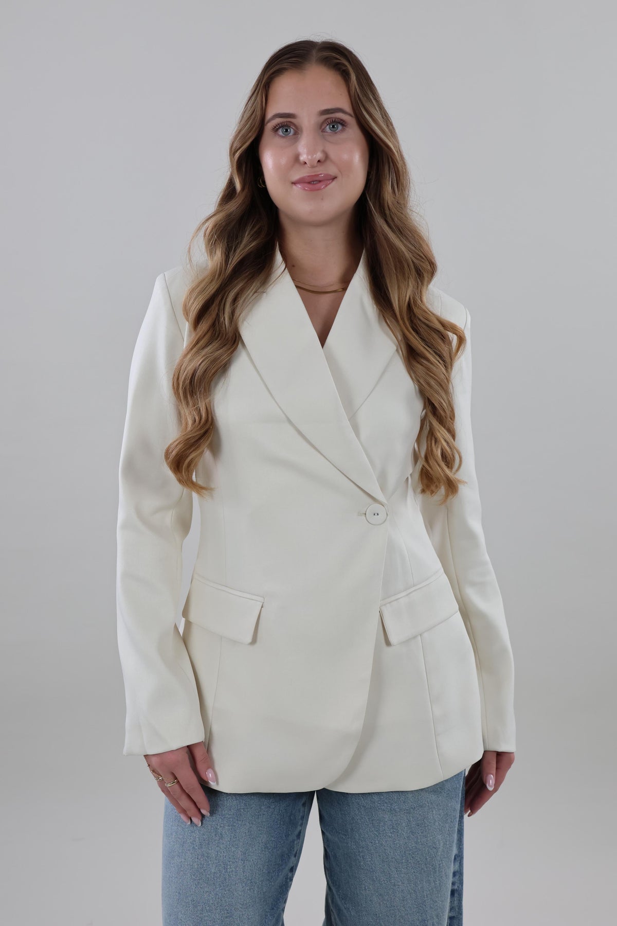 Essential tailored Blazer - Crème