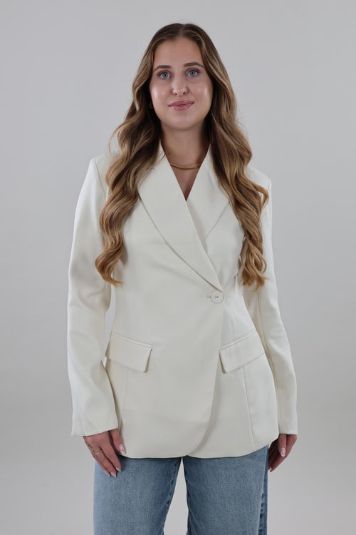 Essential tailored Blazer - Crème