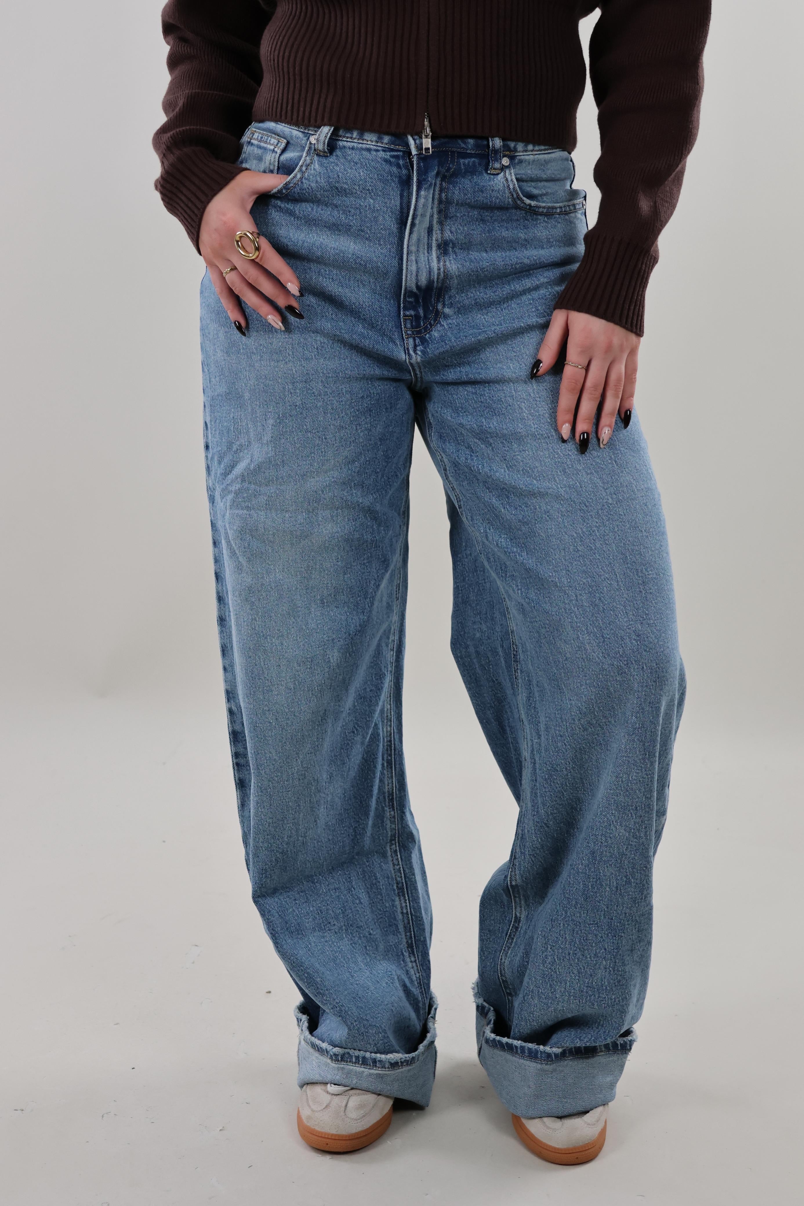 Baggy loose fit Jeans - Mid washed blue