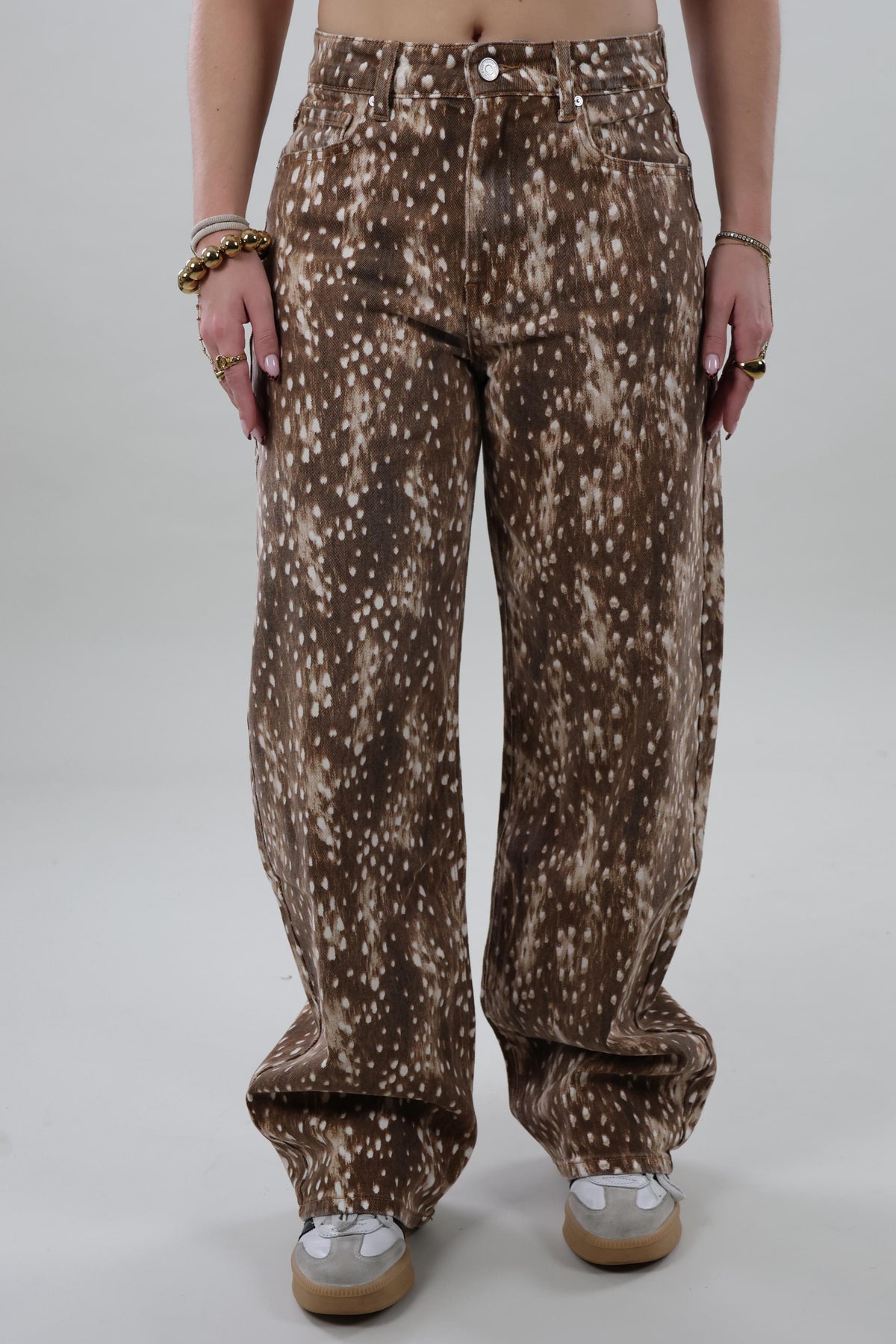 High waist balloon fit Jeans - Bambi