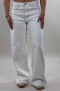 Classic wide leg Jeans - Stretch - Off white