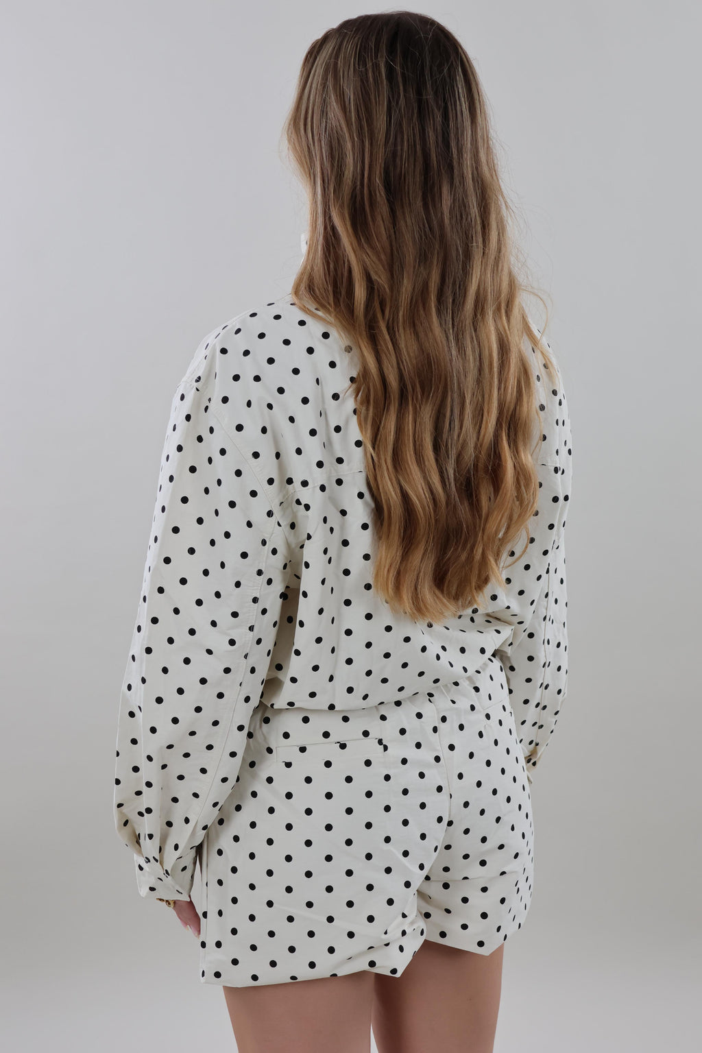 Polka dot bomber Jacket