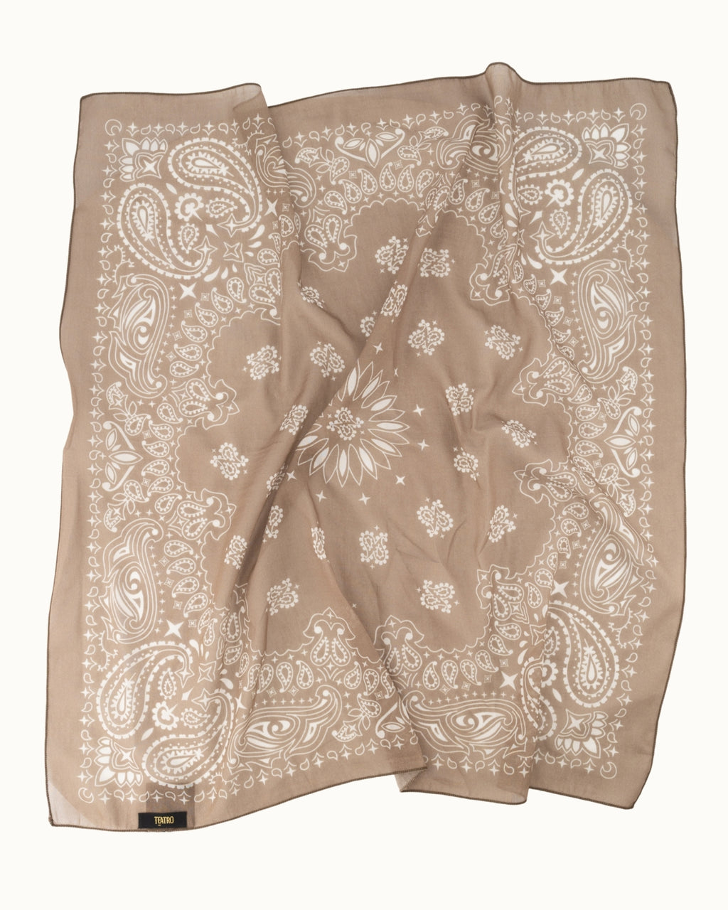 Paisley Scarf - Taupe