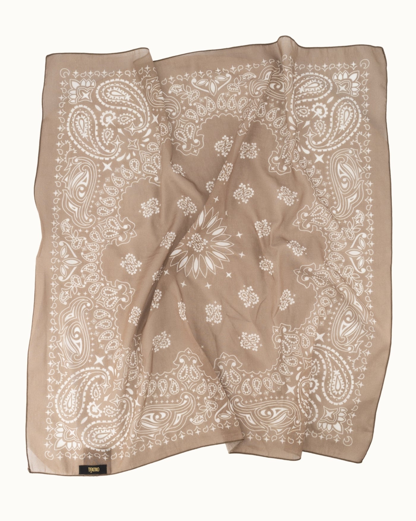 Paisley Scarf - Taupe