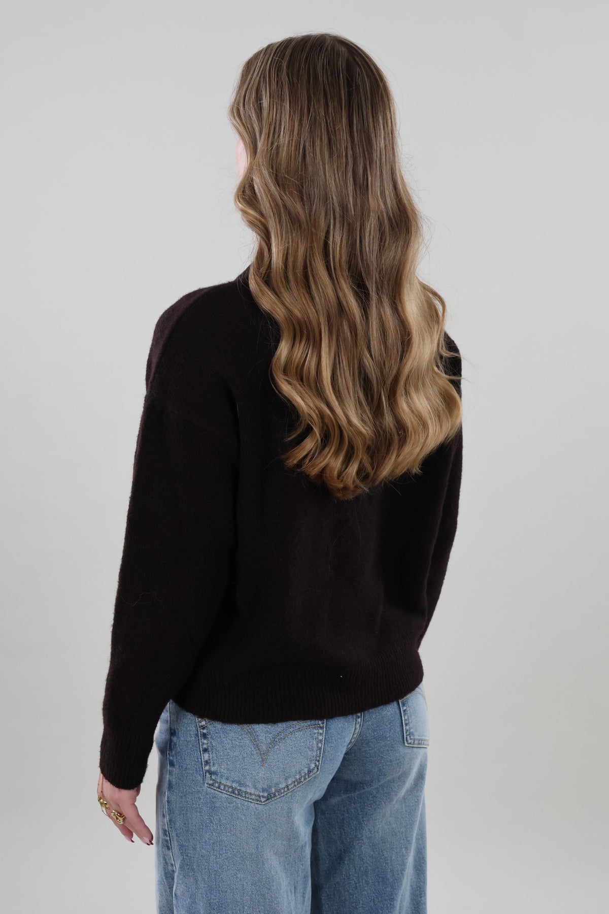 Teddy embroidered knit Sweater