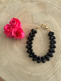Heart Phone Cord - Black