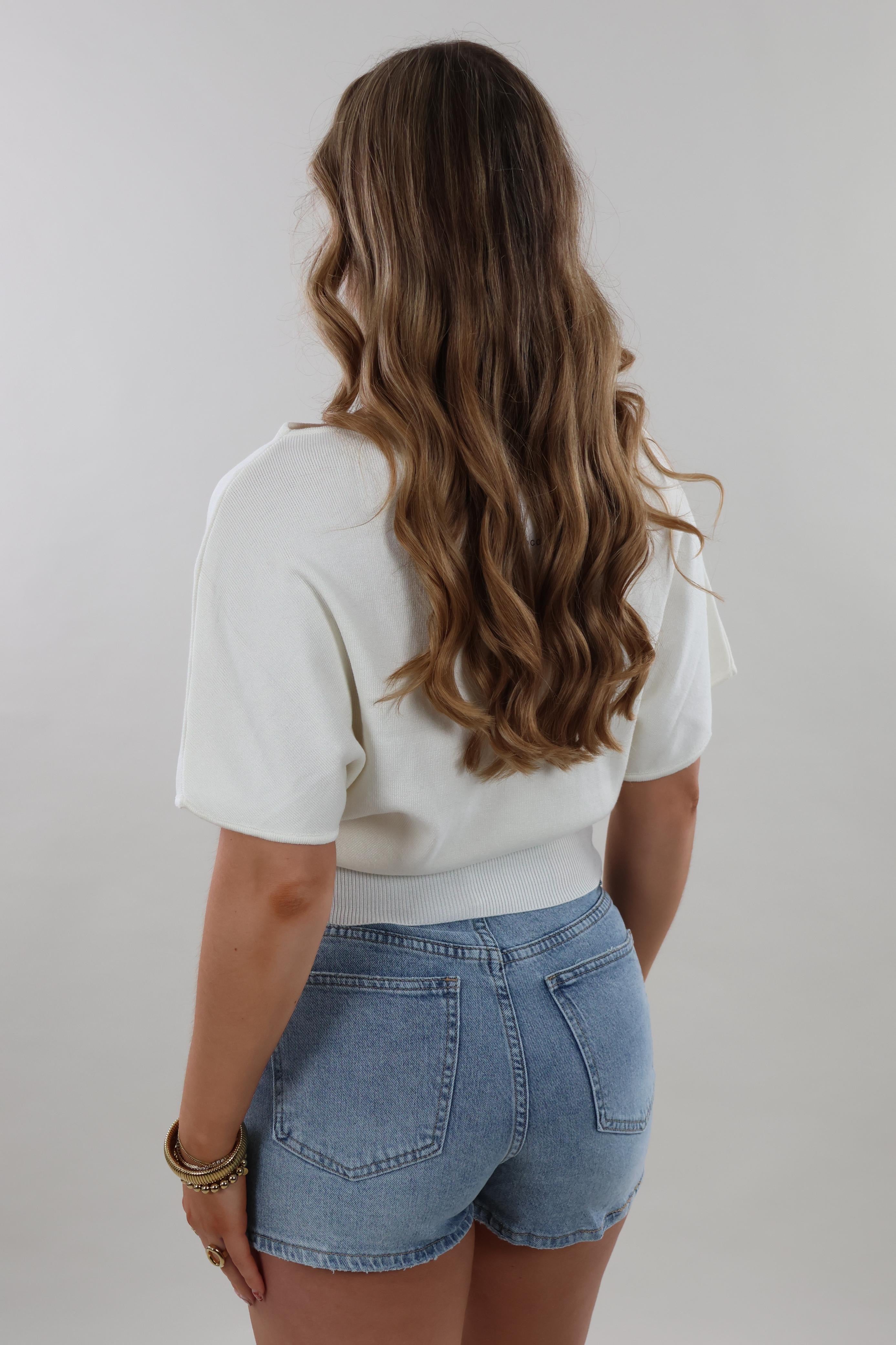 Soft batwing Top - Off white