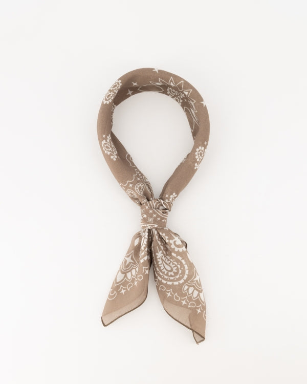 Paisley Scarf - Taupe