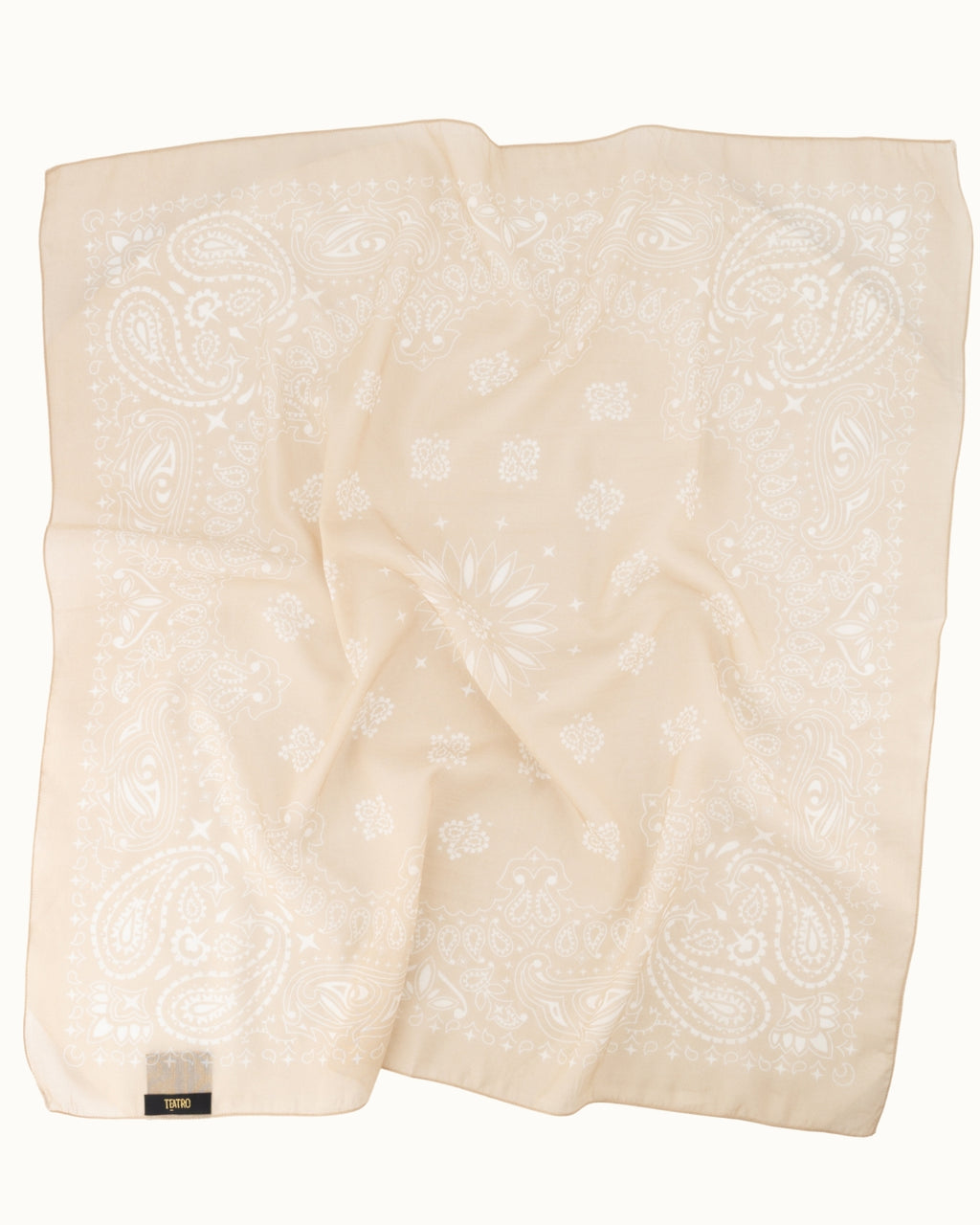 Paisley Scarf - Beige