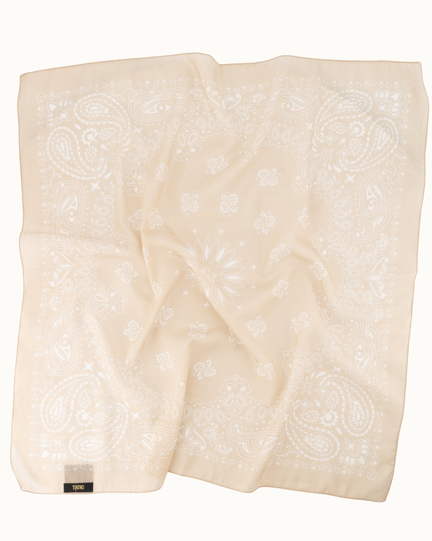 Paisley Scarf - Beige