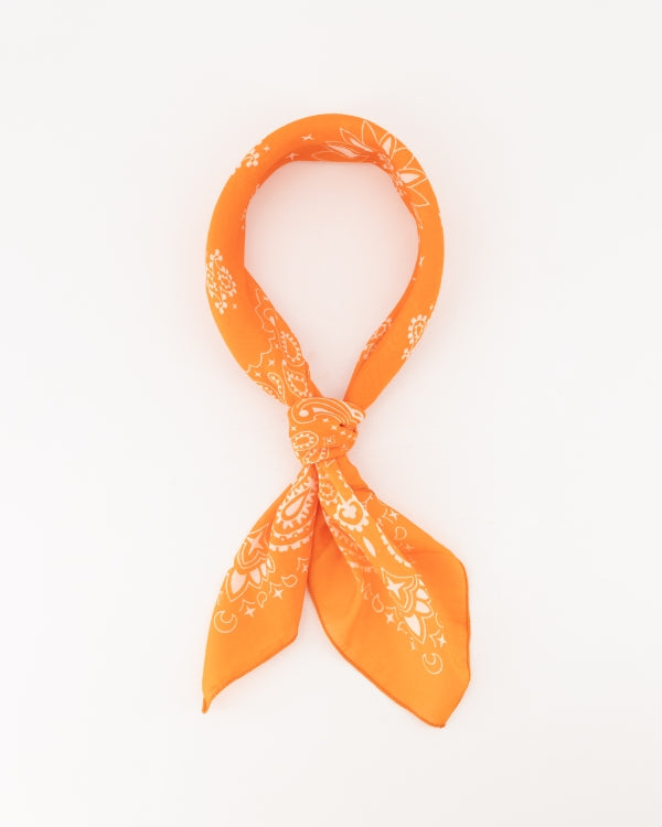 Paisley Scarf - Orange