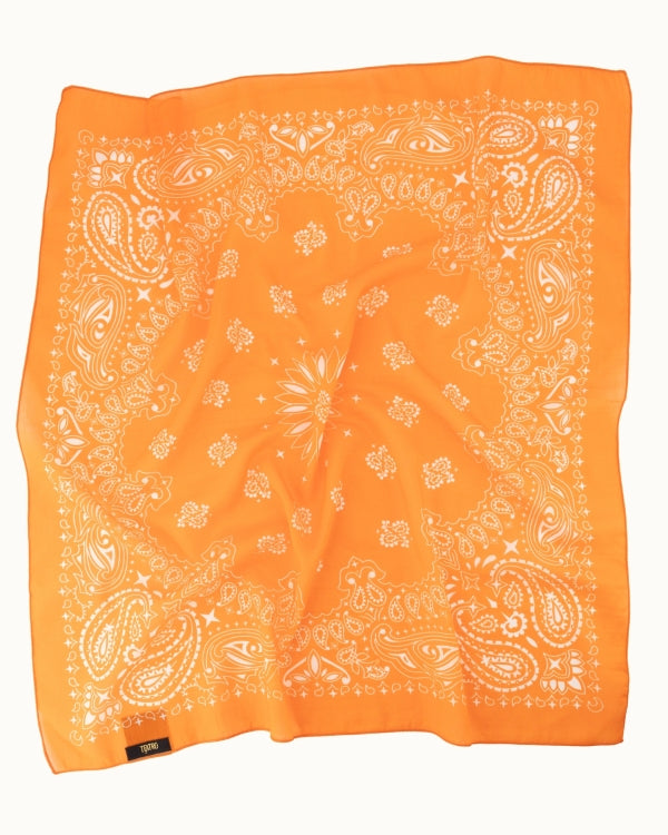 Paisley Scarf - Orange