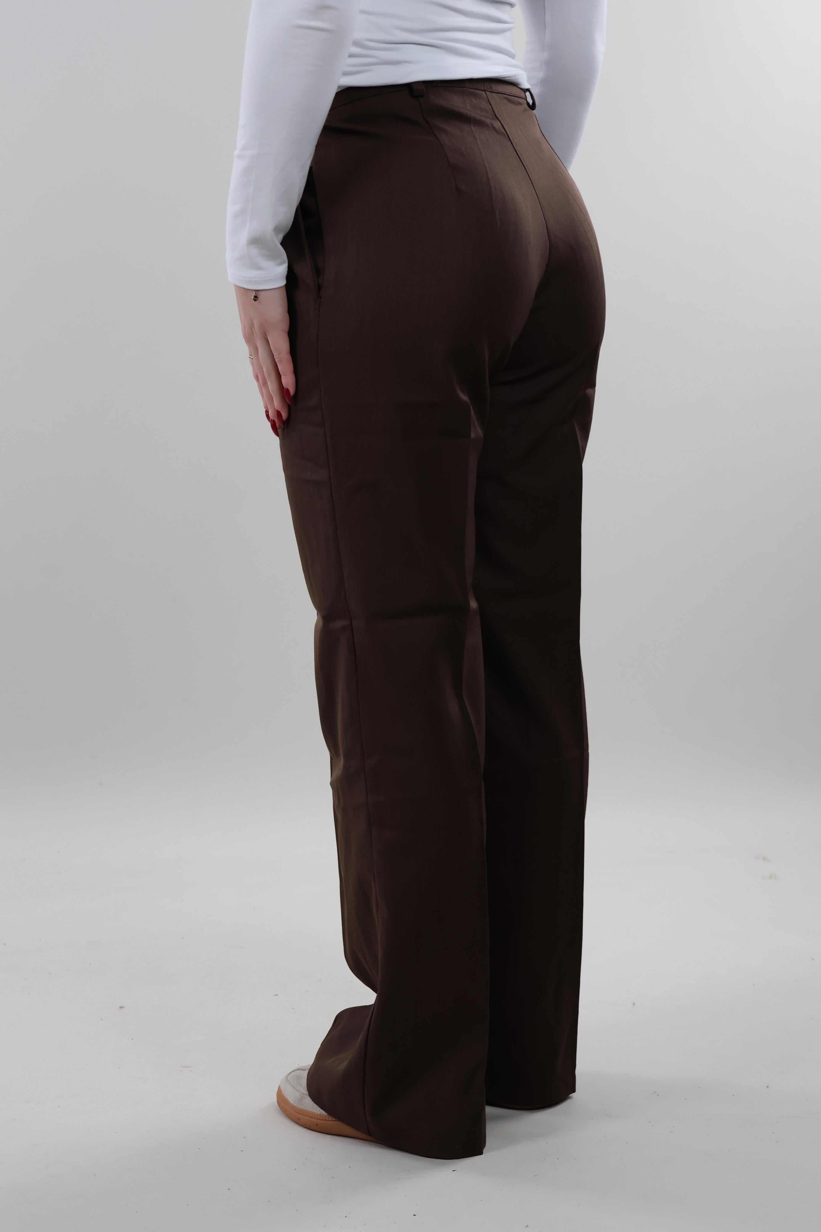 Straight leg Pantalon - Brown