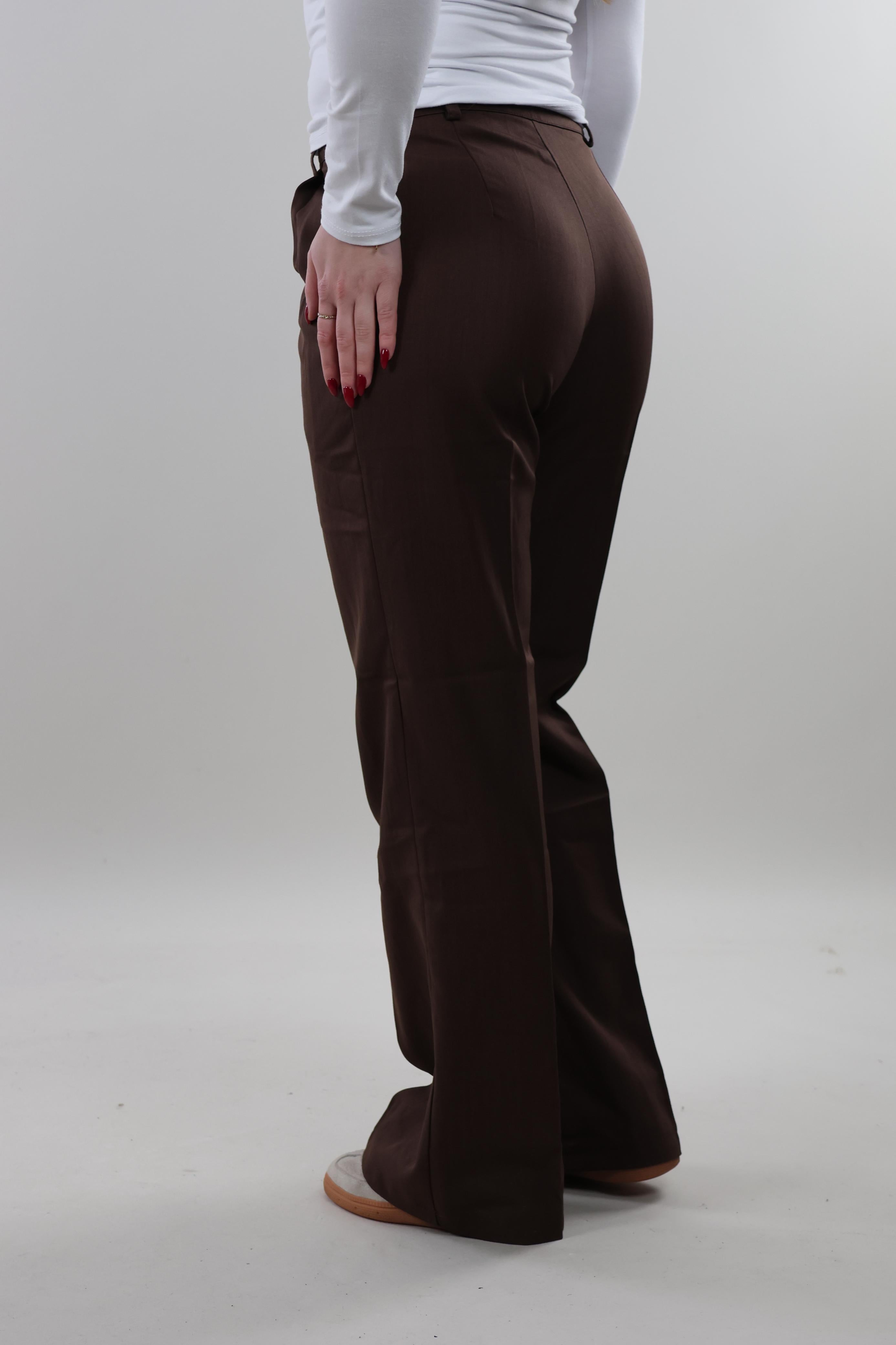 Straight leg Pantalon - Brown
