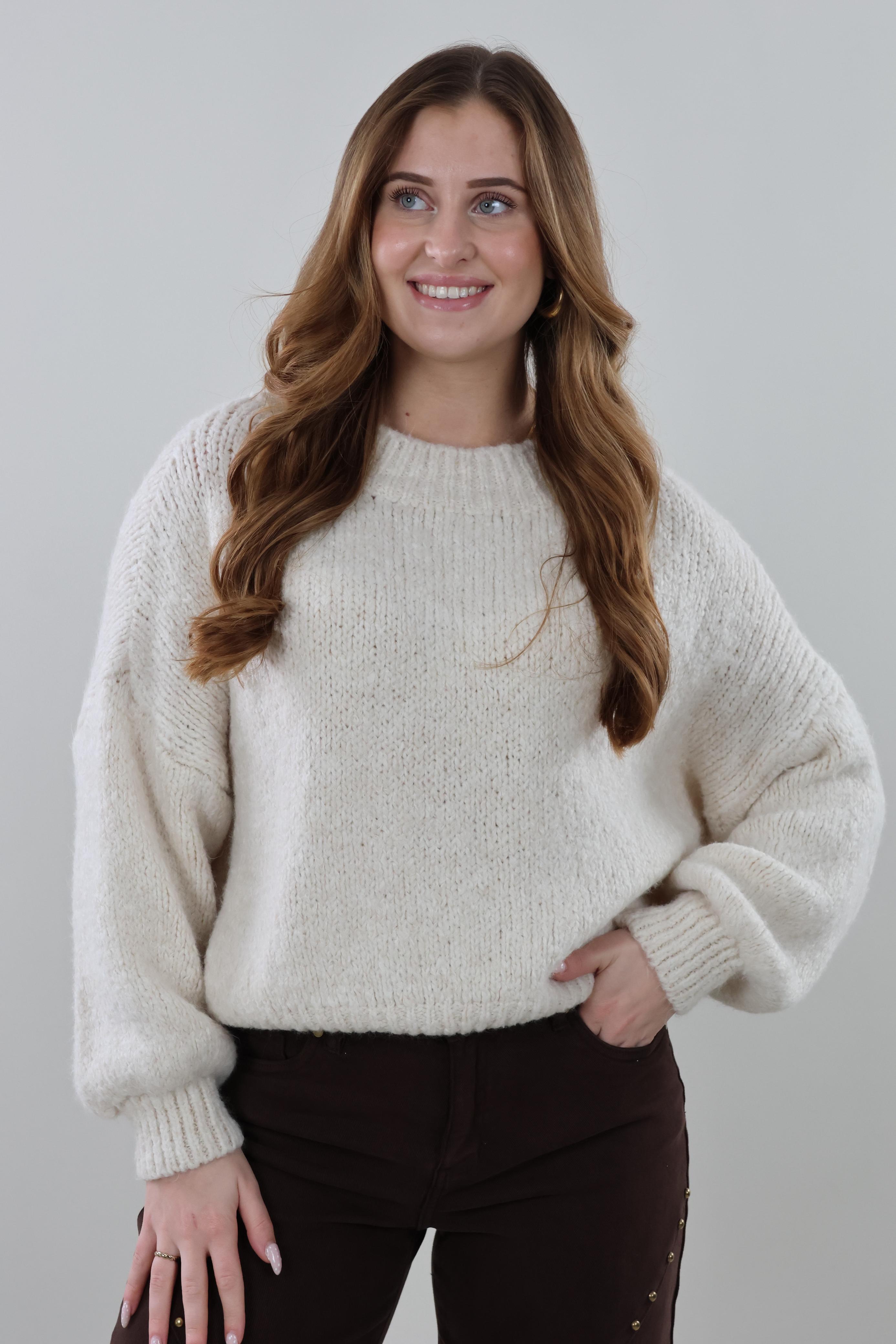 Soft knit Sweater - Creme