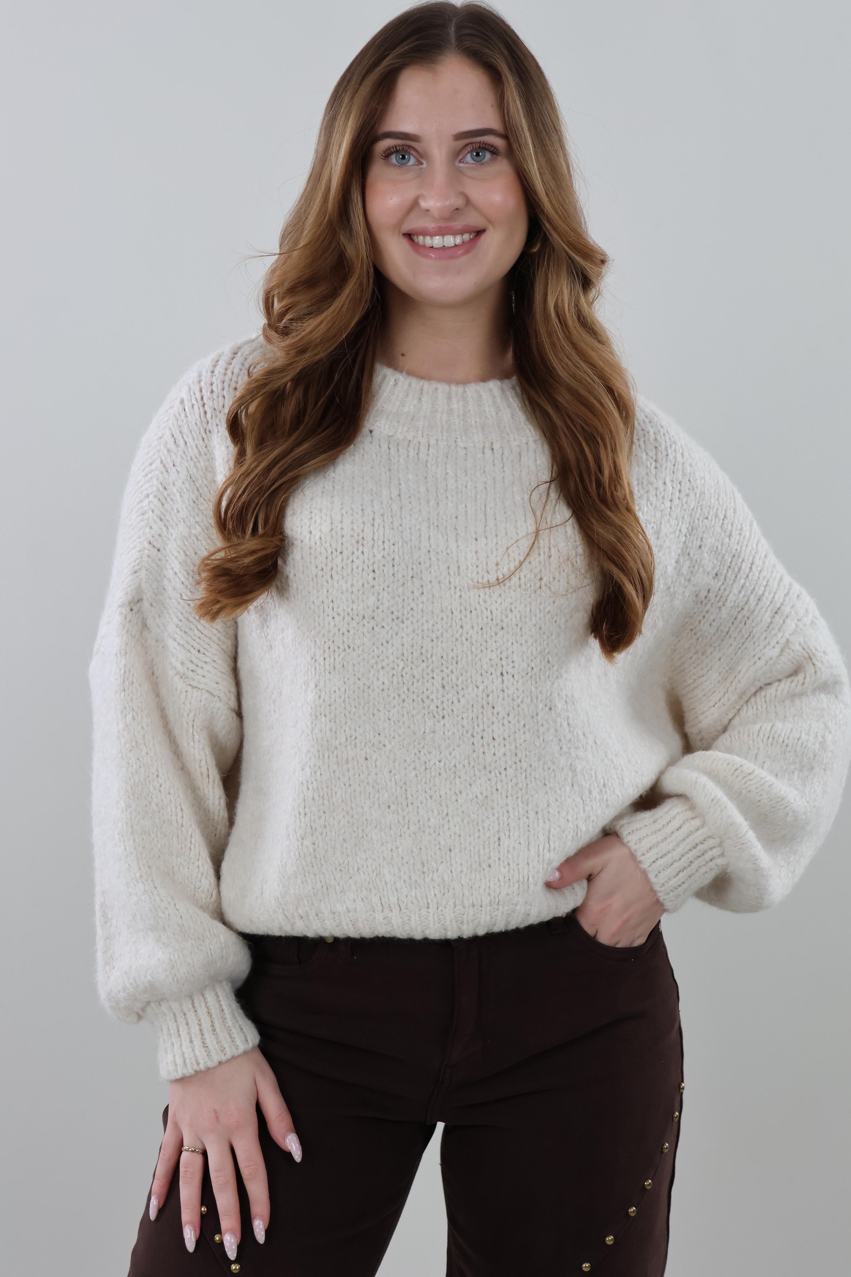 Soft knit Sweater - Creme
