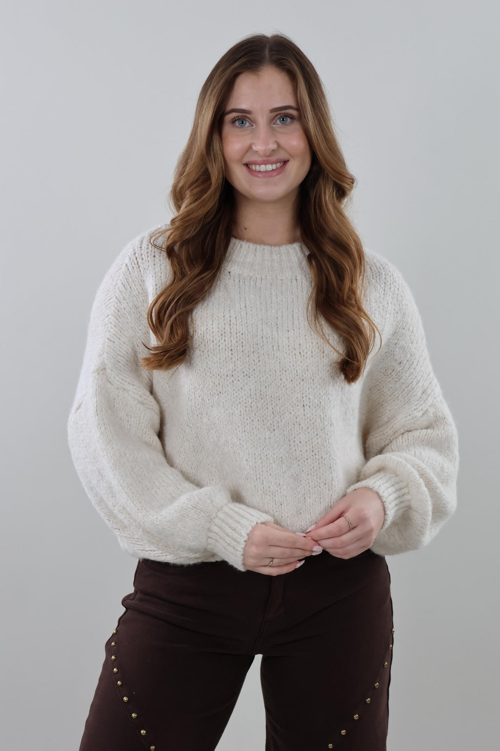 Soft knit Sweater - Creme