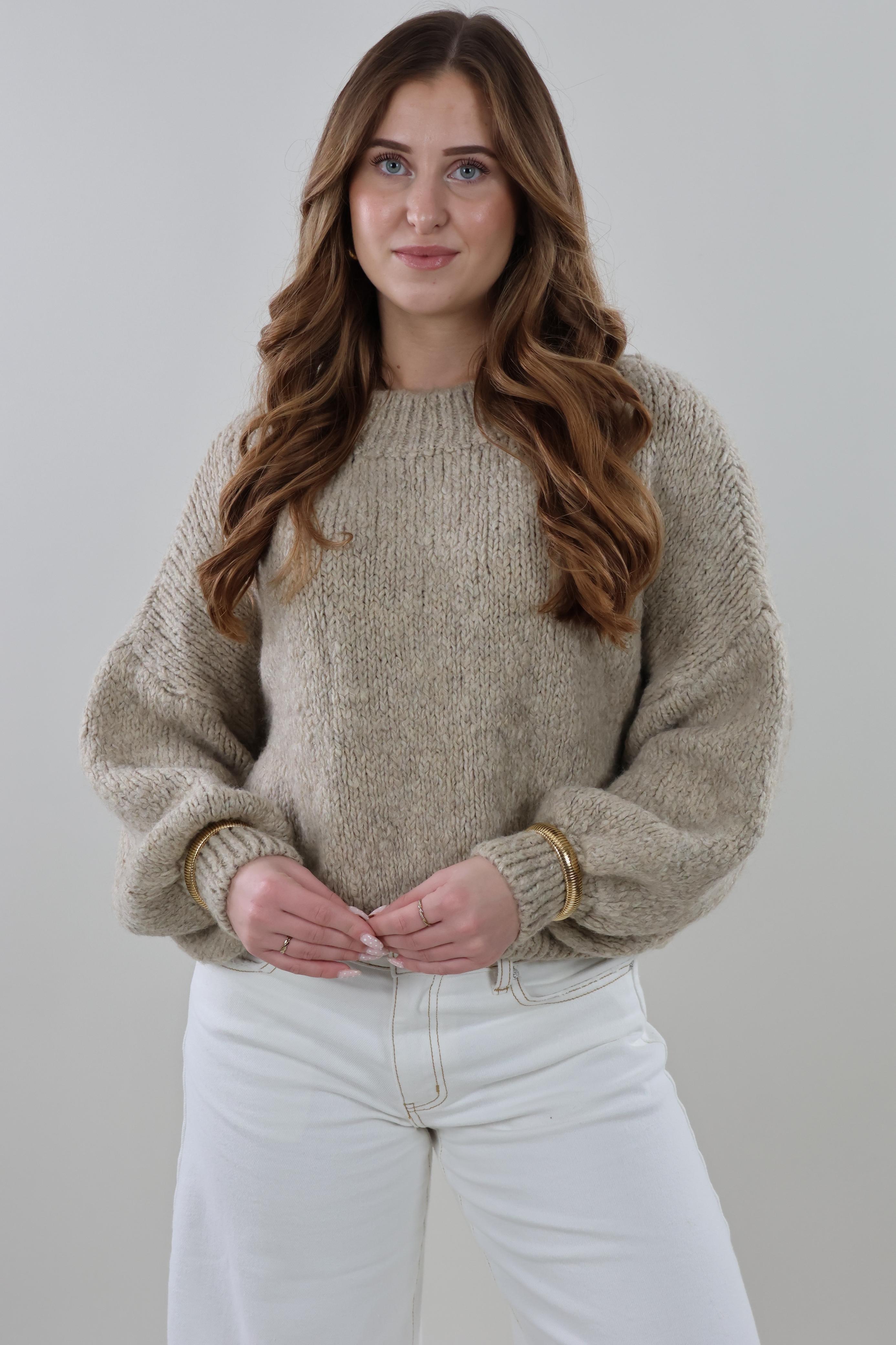 Soft knit Sweater - Taupe