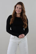 Essential long sleeve Top - Black